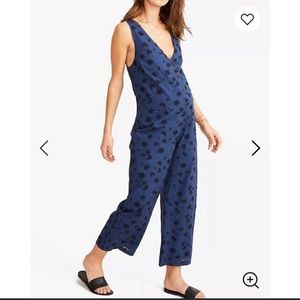 HATCH for Madewell Maternity ButtonFront Jumpsuit